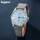 Sugess Watch of Men Automatic Mechanical Wristwatches ST1721 Movement Luminous Simple Fashion Clock