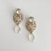 J. Crew Jewelry | J. Crew Oversized Crystal Statement Earrings (Crystal) | Color: Gold | Size: Os