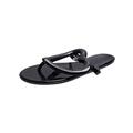 NVNVNMM Women Slippers Women Jelly Shoes Flats Slippers Summer Heart Shape Flip Flops Non-Slip Beach Shoes Sandals Plus Size Casual Shoe Ladies Slides(Color:Schwarz,Size:4.5 UK)
