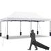 10' x 20' Pop Up Canopy Tent, Commercial Instant Canopy with Roller Bag, 6 Sand Bags, Outdoor Canopies for Festival, Event