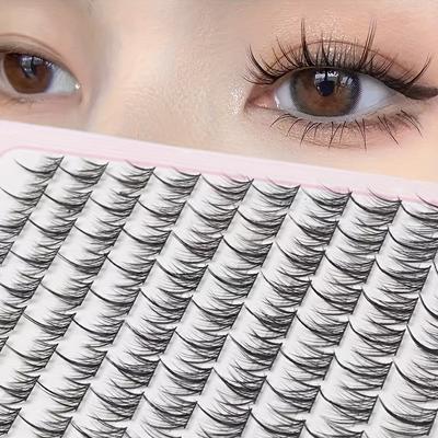 TEMU 60/ C Eyelash Extensions, Natural Style, Diy Individual Lash , Perfect Valentine's Day Gift, -application Eyelashes