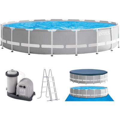 Intex - Frame Pool 549 x 122 cm Komplettset Rundpool mit Zubehör Image
