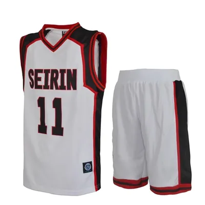 Kuroko no Basket Basuke Anime Cosplay Uniform SEIRIN Basketball 10 11 Kagami Taiga Jersey Set