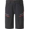 HOLEX - Short da lavoro sportivi nero / rosso