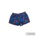 J. Crew Shorts | J.Crew Women's Size S Short Linen/Cotton Tropical/Floral Elastic Waist Pockets | Color: Blue/Pink | Size: 6