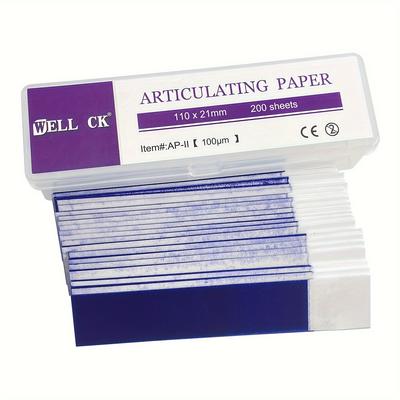 Well Ck New 300 Sheet/box Dental Articulating Paper Strips Oral Teeth Care Whitening Material Dental Lab Products Tool