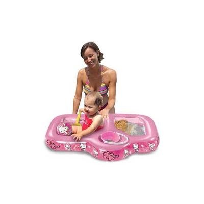 Trade Shop - aufblasbarer pool hello kitty sand wasser rosa 90 cm meer garten im freien - Image