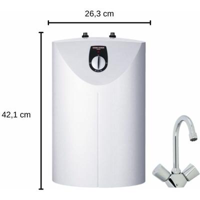 Stiebel Eltron - druckloser Untertisch-Speicher snu 5 sl Set 5 Liter Warmwasserspeicher