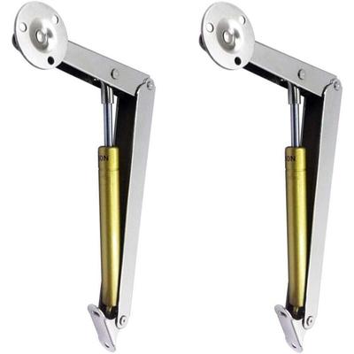 Ersandy - 2er-Pack pneumatische Deckelheber (200 N/44 lb), robustes Gasfeder-Deckelstützscharnier, Image