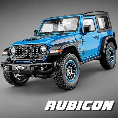 1:18 Jeeps Wrangler Rubicon 20th Alloy Diecasts & Toy Vehicles Metal Toy Car Model Sound and light
