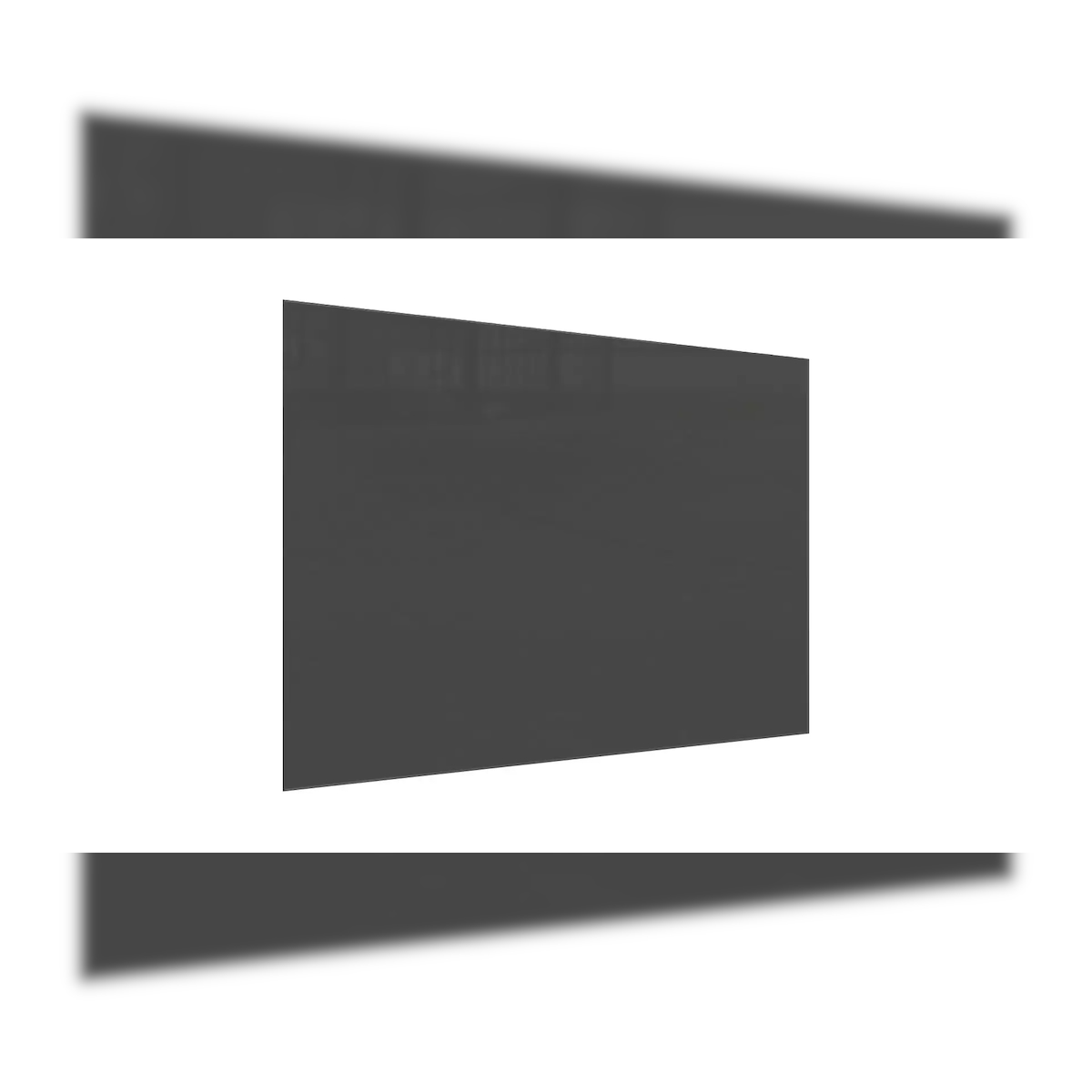 ALLboards Glas-Magnettafel 100x80 cm DUNKEL GRAU Image