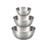 17-25Cm Stainless Steel Salad Bowls Set Baking Prep Mixing New Cooking M6 J2X2
