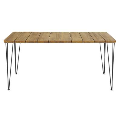 Gartentisch aus massivem Akazienholz, 6-8 Personen, L160cm