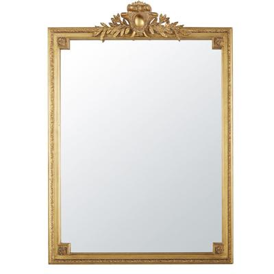 Spiegel mit goldenem Zierrahmen, 100x140cm