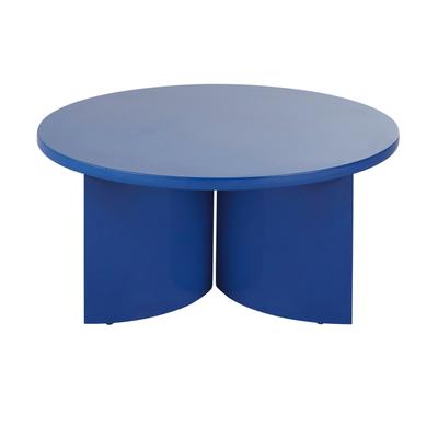 Runder Couchtisch, blau