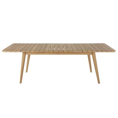 Ausziehbarer Gartentisch aus massivem Akazienholz für 8/10 Personen L180/240