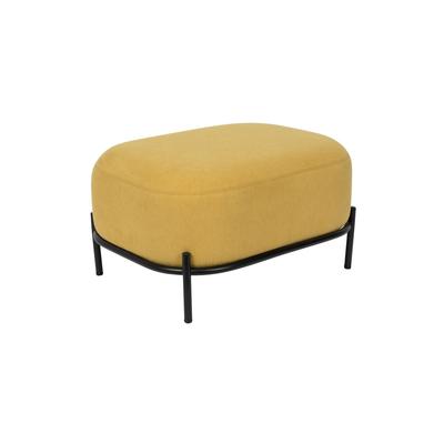 Sessel aus Stoff, gelb