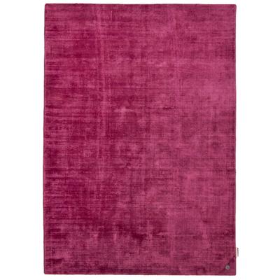Handgewebter Teppich aus Viskose - Beere - 160x230 cm