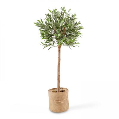 Kunstpflanze mit Topf, Olivenbaum, Höhe: 135 cm, Oà¯ko Grün