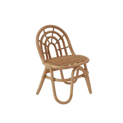 Rainbow-Mini Stuhl Braun aus Rattan H52x33,5x28cm