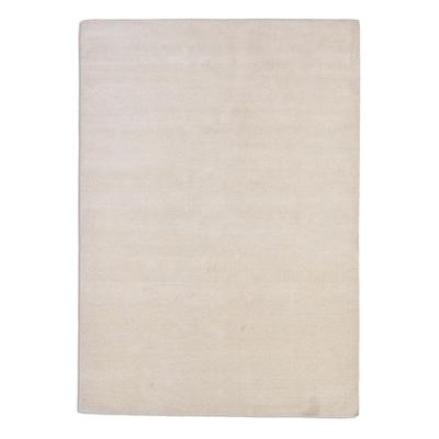 Handgewebter Teppich aus reiner Schurwolle - Creme - 170x240 cm