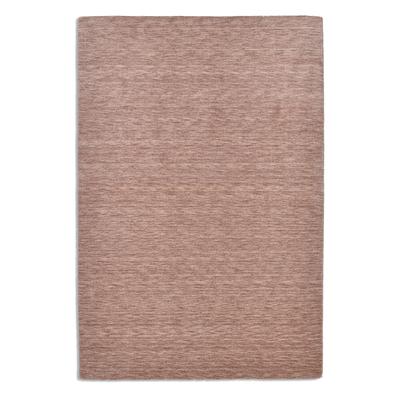 Handgewebter Teppich aus reiner Schurwolle - Beige - 190x290 cm