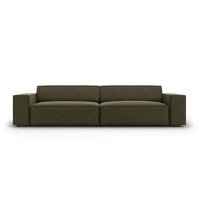 3-Sitzer Sofa aus Samt, grün