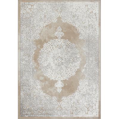 Vintage Orientalischer Teppich Beige/Weiß 160x213