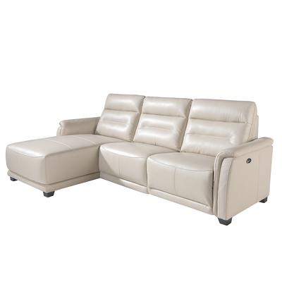 Sofa chaise longue in Leder mit Relax