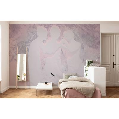Vlies Fototapete - rosa - 400 x 280 cm