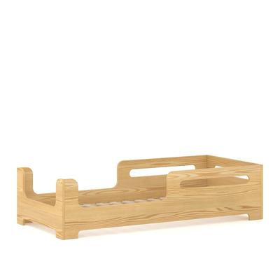 Montessori-Bett aus Holz, Beige