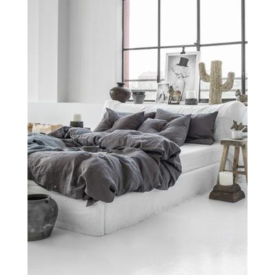 Bettbezug aus Leinen, Grau, 150x200 cm