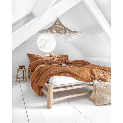 Bettbezug aus Leinen, Braun, 150x200 cm