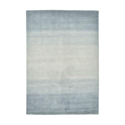 Teppich mit Farbverlauf aus grauer Wolle - 90x160 cm