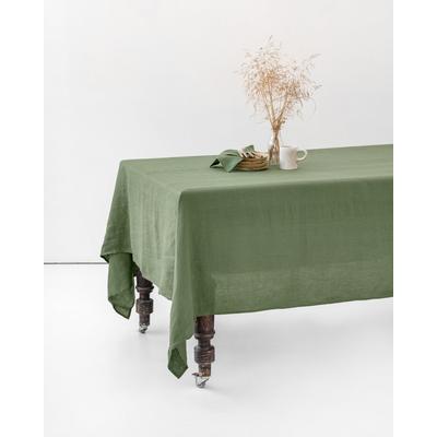 Tischdecke aus Leinen, Grün, 150x100 cm