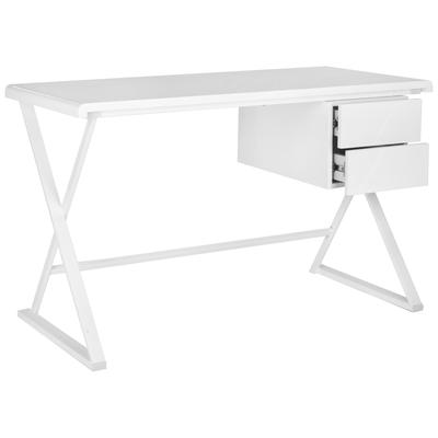 Schreibtisch aus Enginered Wood Weiß