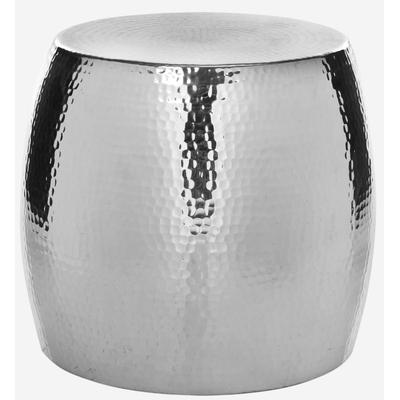 Hocker aus Aluminium Silber