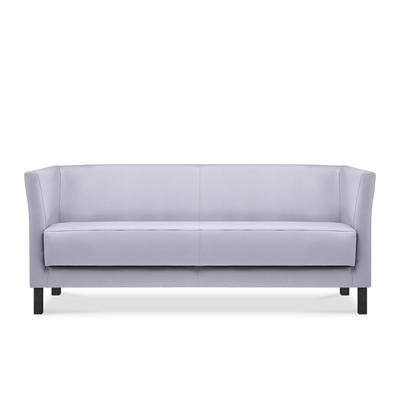 Modernes Sofa 3 Sitzer aus Kunstleder, grau