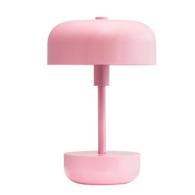 Wiederaufladbare LED-Tischleuchte Metall h 25,7 cm d 17 cm, rosa