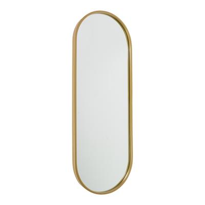 Spiegel aus Metall, 80x30x4 cm, Gold