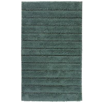 Badteppich aus Baumwolle, 70 x 120 cm, grün