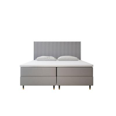 Boxspringbett 140x200 mit Bettkasten und Matratze