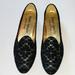 Kate Spade Shoes | Kate Spade New York Devi Black Gold Loafer Size 9 Spade Flower Sheep Leather | Color: Black/Gold | Size: 9