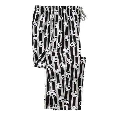 Men's Big & Tall Licensed Novelty Pajama Pants by KingSize in Jack Stripe Toss (Size 4XL) Pajama Bottoms