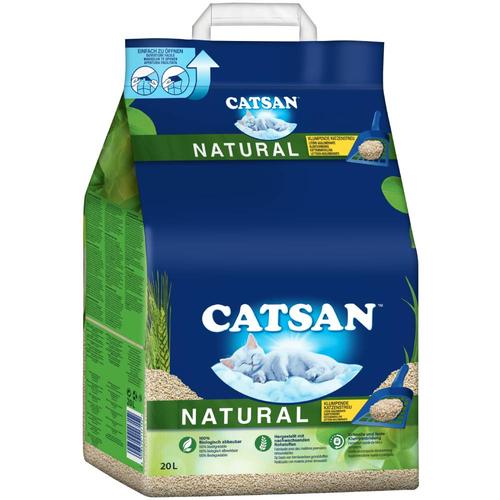 Catsan Natural -Sparpaket 2 x 20 l