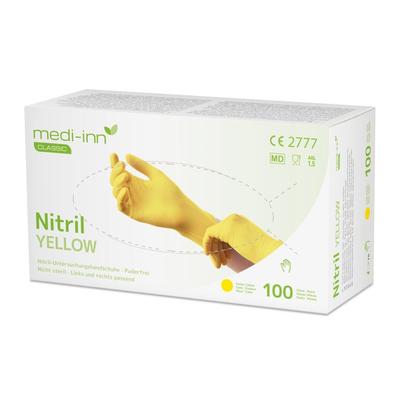Medi-Inn Nitril Yellow Einmalhandschuhe 10x100 St Verband Image