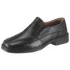 Slipper JOSEF SEIBEL "Bradfjord 07", Herren, Gr. 44, schwarz, Leder, elegant, Schuhe, Slipper, Festtagschuh, Komfortschuh in weiter Passform