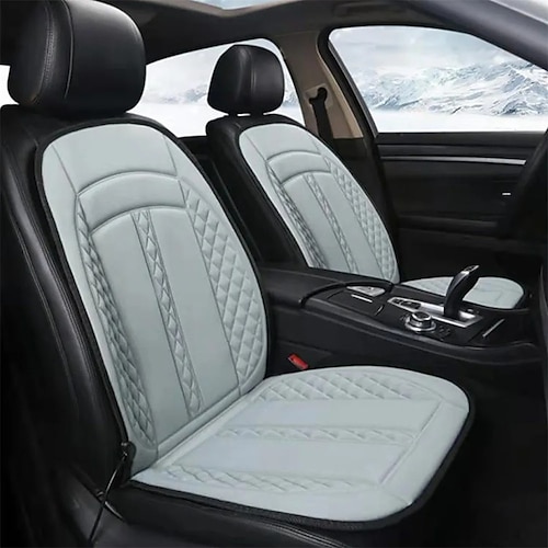 12V beheizte Autositzkissen für den Winter Einzel- und Doppelsitzbezug elektrische beheizte Autositzbezug-Zubehör Image