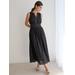 J.McLaughlin Women's Yuri Eyelet Dress Black, Size XS | Cotton