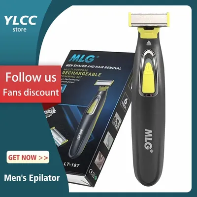 Electric Shaver for Men Professional Beard Trimmer Cordless Razor Body Trimer USB Rechargeable Face